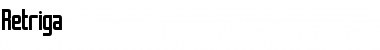 Download Retriga Font Download Retriga Font