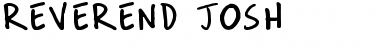 boREVEREND JOSH HRegularYep Font