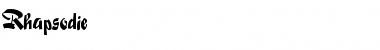 Download Rhapsodie Font Download Rhapsodie Font