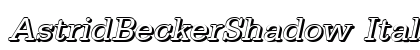 AstridBeckerShadow Italic preview