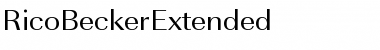 Download RicoBeckerExtended Font