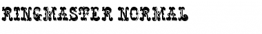 Ringmaster Normal Font