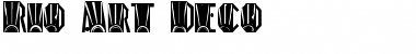 Rio Art Deco Regular Font