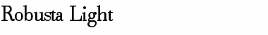 Robusta Light Font