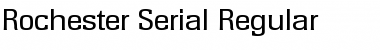 Rochester-Serial Regular Font