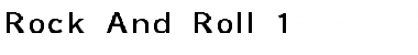 Rock And Roll 1 Regular Font