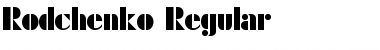 Download Rodchenko Font