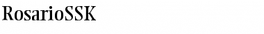 RosarioSSK Regular Font
