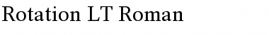 Download Rotation LT Roman Font