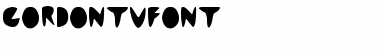 cordontvfont Regular Font