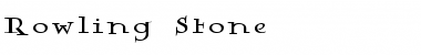Rowling Stone Regular Font