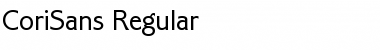 CoriSans Regular Font