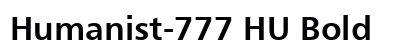 Humanist-777 HU Bold preview