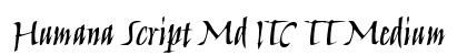 Humana Script Md ITC TT Medium preview