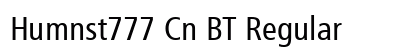 Humnst777 Cn BT Regular Preview