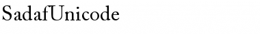 Sadaf Unicode Regular Font