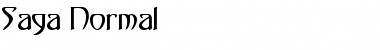 Download Saga Font
