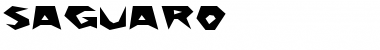 Saguaro Regular Font