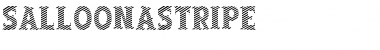 SalloonAStripe Regular Font