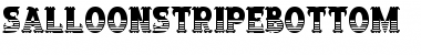 SalloonStripeBottom Regular Font