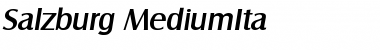 Download Salzburg-MediumIta Font