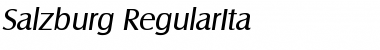 Download Salzburg-RegularIta Font