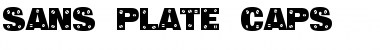 Download Sans Plate Caps Font