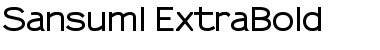 Sansumi-ExtraBold Regular Font