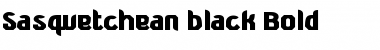 Sasquetchean black Bold Font