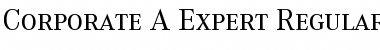 Corporate A Expert BQ Regular Font