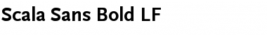 Scala Sans Bold Font