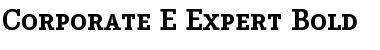 Corporate E Expert BQ Bold Font