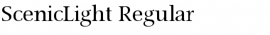 ScenicLight Regular Font