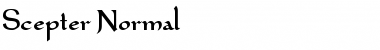 Scepter Normal Font
