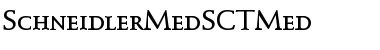 SchneidlerMedSCTMed Regular Font