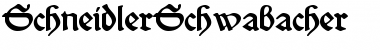 SchneidlerSchwabacher Regular Font