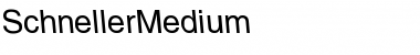 SchnellerMedium Regular Font