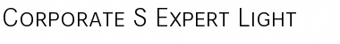 Corporate S Expert BQ Light Font