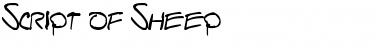 Script of Sheep Regular Font