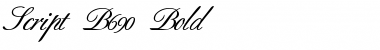 Download Script-B690 Font