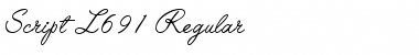 Script-L691 Regular Font