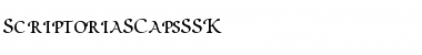 Download ScriptoriaSCapsSSK Font