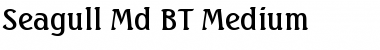 Seagull Md BT Medium Font
