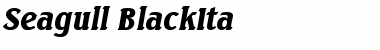 Seagull-BlackIta Regular Font