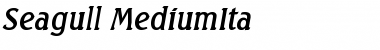 Seagull-MediumIta Regular Font