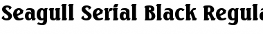 Seagull-Serial-Black Regular Font