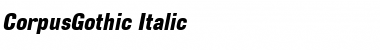 Download CorpusGothic Font
