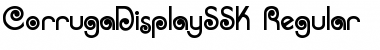 Download CorrugaDisplaySSK Font