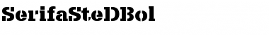SerifaSteDBol Regular Font