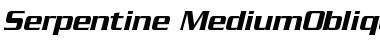 Serpentine-MediumOblique Regular Font